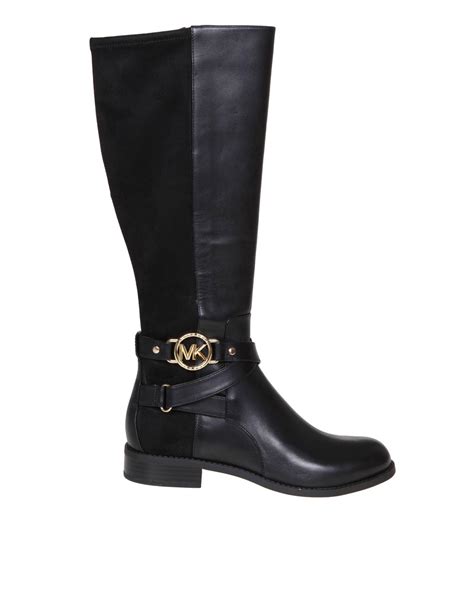 all black michael kors boots|Michael Kors black boots women.